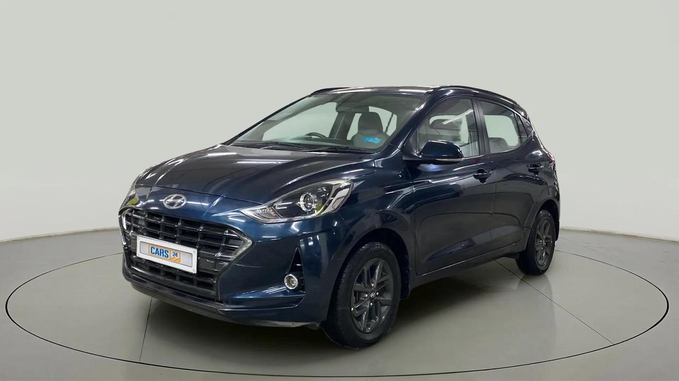 2019 Hyundai Grand i10 SPORTZ (O) AT 1.2 KAPPA VTVT, Petrol, Automatic, 21,486 km, Left Front Diagonal