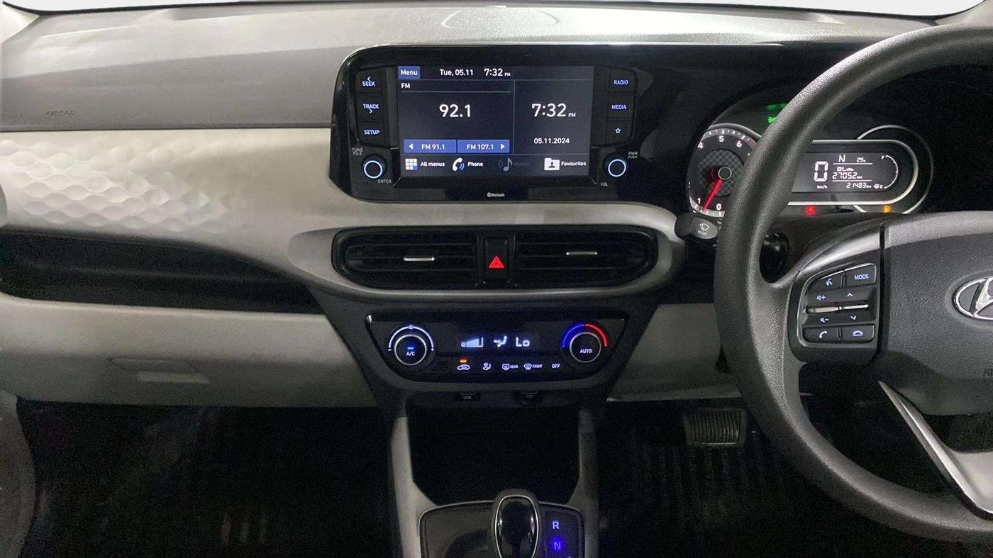 2019 Hyundai Grand i10 SPORTZ (O) AT 1.2 KAPPA VTVT, Petrol, Automatic, 21,486 km, Air Conditioner