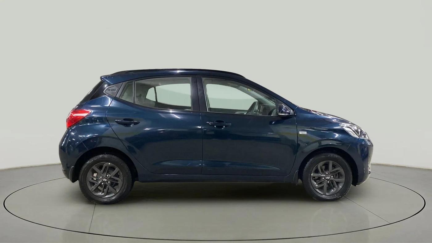 2019 Hyundai Grand i10 SPORTZ (O) AT 1.2 KAPPA VTVT, Petrol, Automatic, 21,486 km, Right Side View