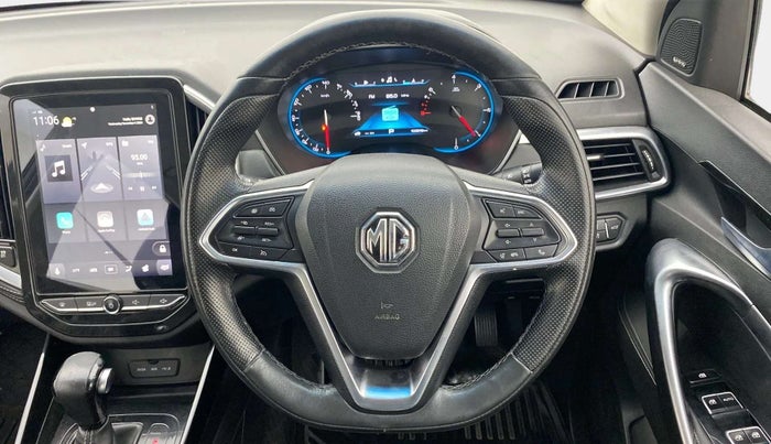 2019 MG HECTOR SHARP 1.5 DCT PETROL, Petrol, Automatic, 1,03,583 km, Steering Wheel Close Up