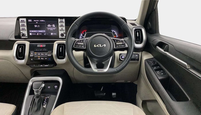 2022 KIA SONET HTX 1.5 AT, Diesel, Automatic, 46,192 km, Steering Wheel Close Up