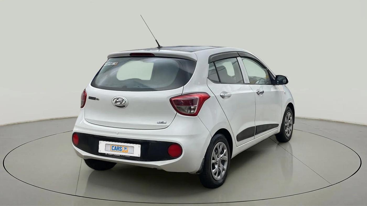 2017 Hyundai Grand i10 MAGNA 1.2 KAPPA VTVT, CNG, Manual, 55,603 km, Right Back Diagonal