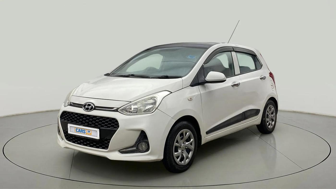 2017 Hyundai Grand i10 MAGNA 1.2 KAPPA VTVT, CNG, Manual, 55,603 km, Left Front Diagonal