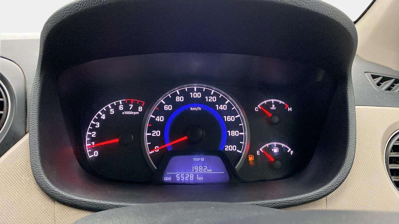 2017 Hyundai Grand i10 MAGNA 1.2 KAPPA VTVT, CNG, Manual, 55,603 km, Odometer Image