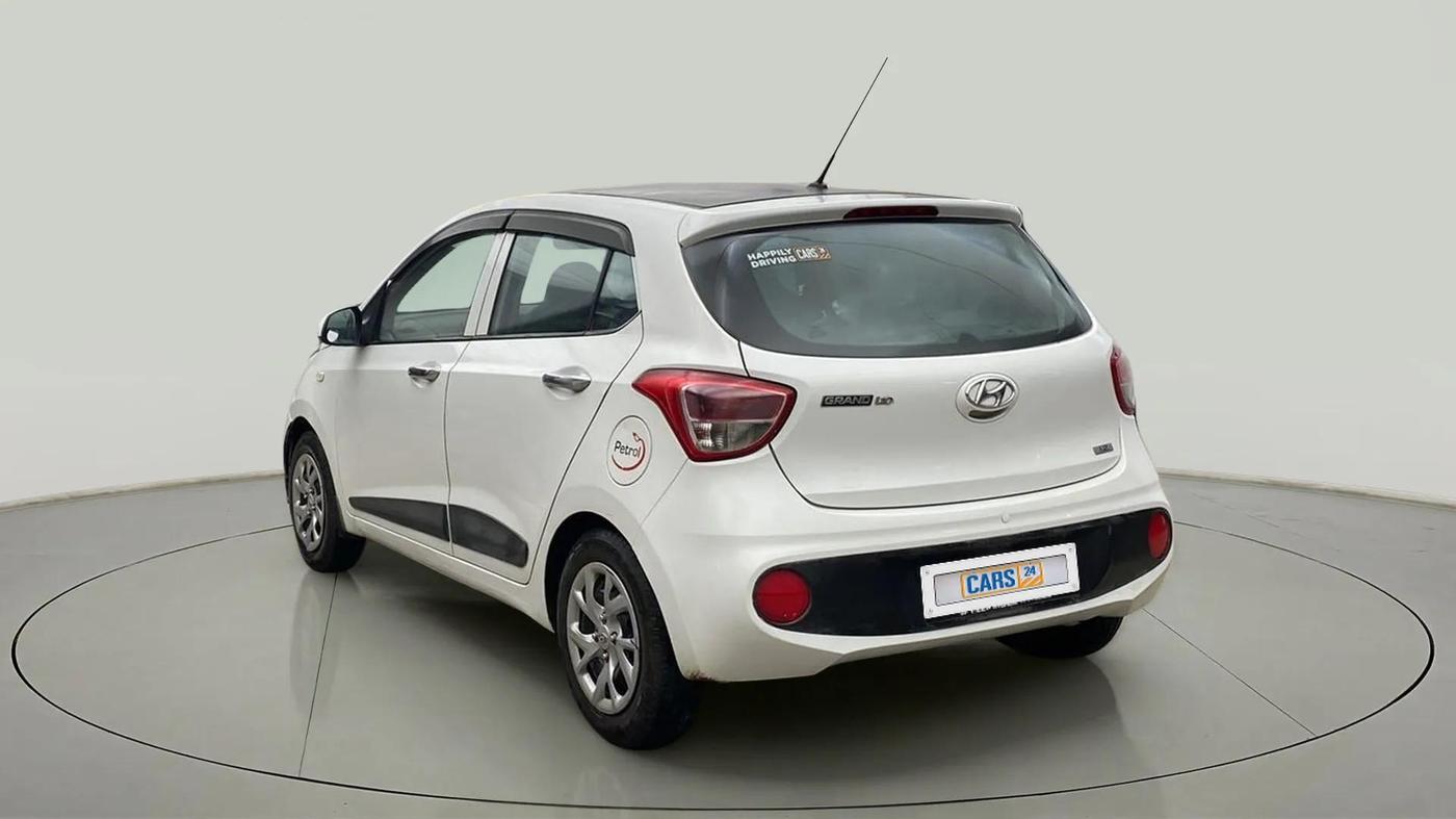 2017 Hyundai Grand i10 MAGNA 1.2 KAPPA VTVT, CNG, Manual, 55,603 km, Left Back Diagonal