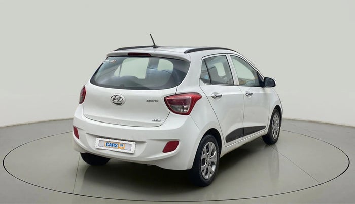 2014 Hyundai Grand i10 SPORTZ 1.2 KAPPA VTVT, CNG, Manual, 44,339 km, Right Back Diagonal