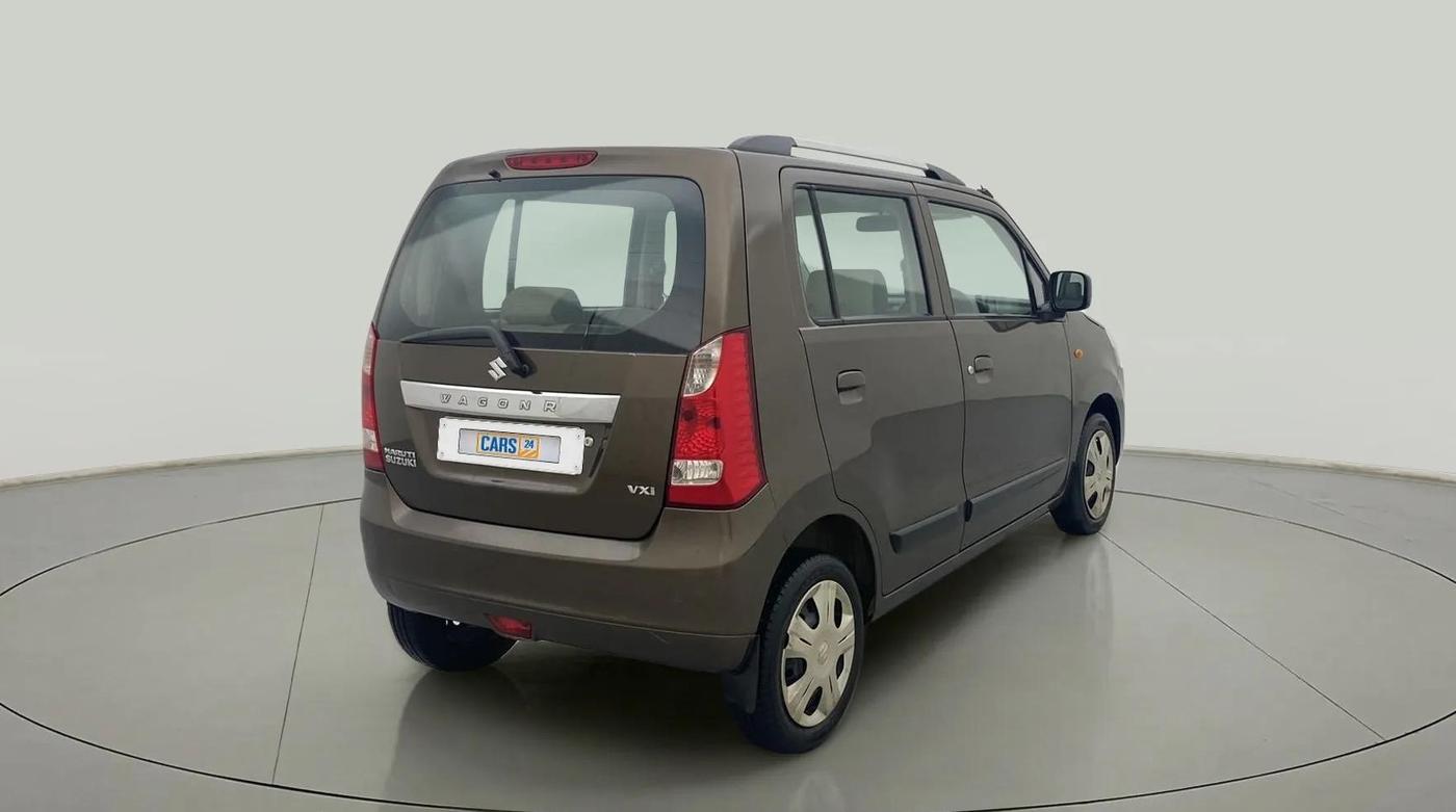 2012 Maruti Wagon R 1.0 VXI, Petrol, Manual, 64,997 km, Right Back Diagonal