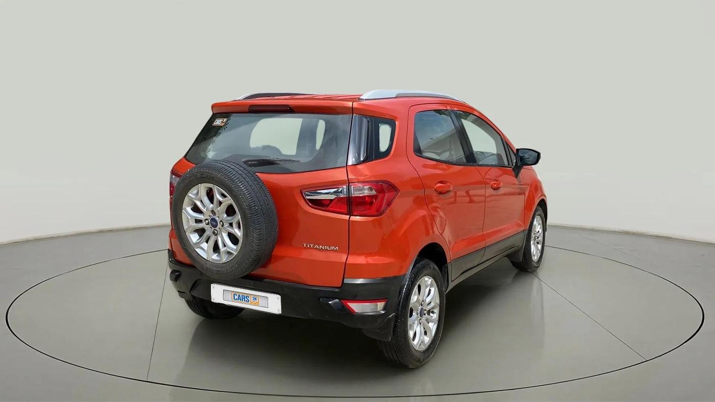2015 Ford Ecosport TITANIUM 1.5L PETROL AT, Petrol, Automatic, 77,726 km, Right Back Diagonal
