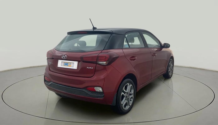 2018 Hyundai Elite i20 ASTA 1.2 DUAL TONE, Petrol, Manual, 35,742 km, Right Back Diagonal