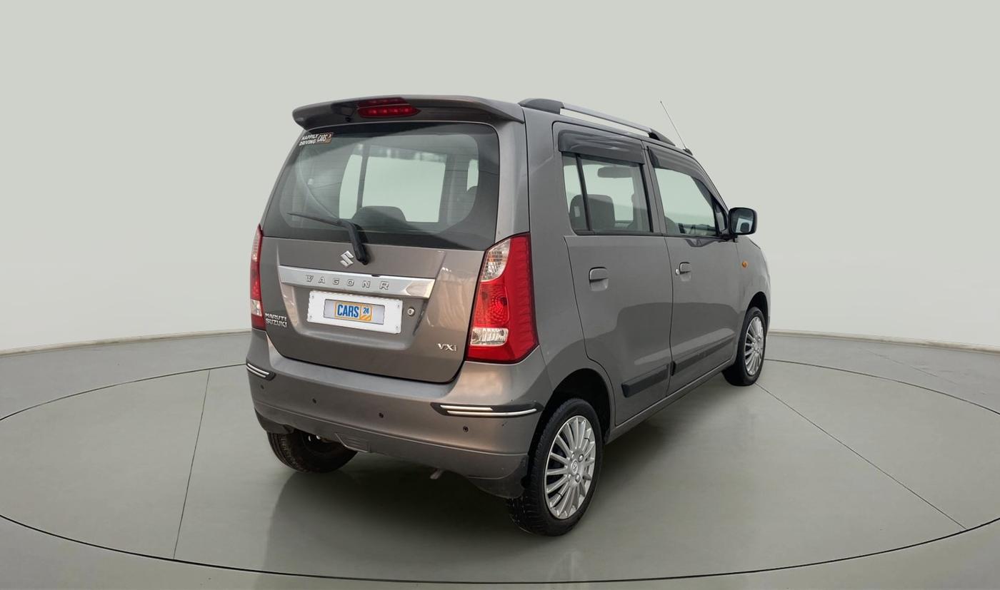 2017 Maruti Wagon R 1.0 VXI, Petrol, Manual, 37,016 km, Right Back Diagonal