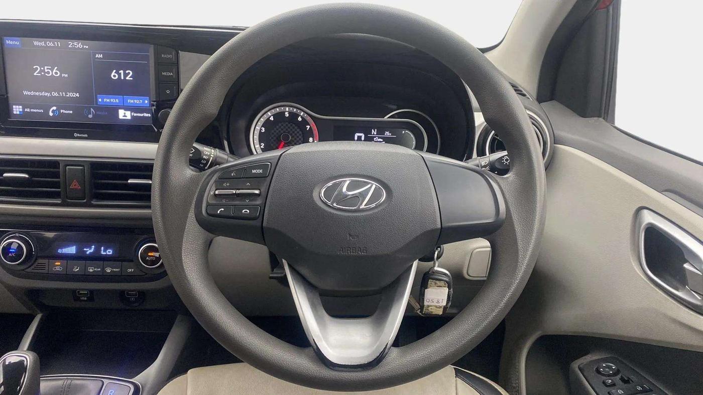 2019 Hyundai GRAND I10 NIOS SPORTZ AMT 1.2 KAPPA VTVT, Petrol, Automatic, 41,994 km, Steering Wheel Close Up