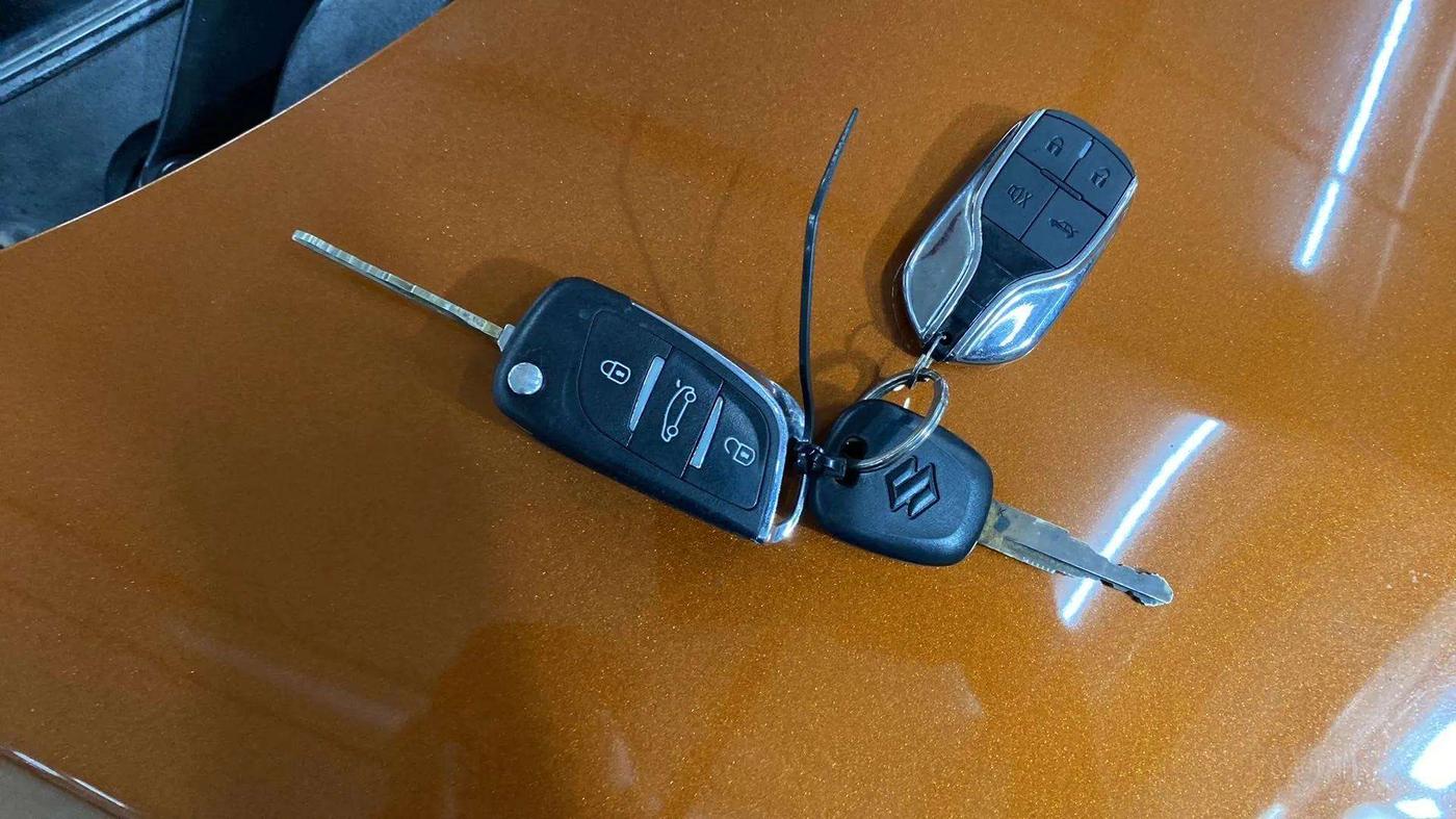 2021 Maruti New Wagon-R LXI CNG 1.0, CNG, Manual, 34,240 km, Key Close Up