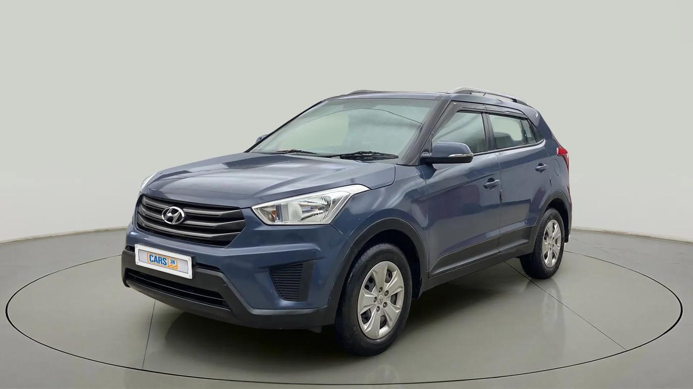 2016 Hyundai Creta E PLUS 1.6 PETROL, Petrol, Manual, 71,763 km, Left Front Diagonal