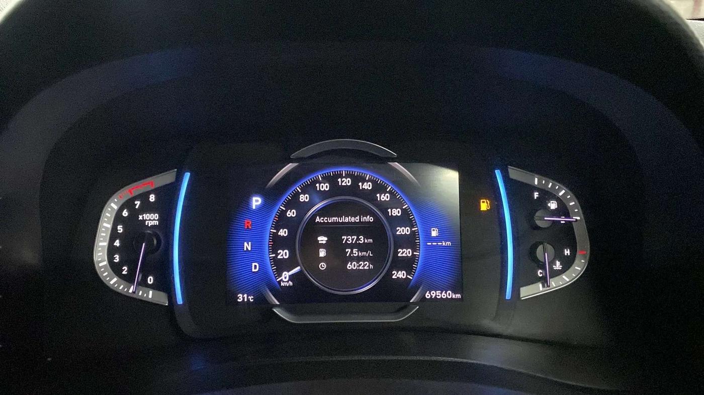 2020 Hyundai Creta SX (O) 1.4 TURBO DCT, Petrol, Automatic, 69,529 km, Odometer Image