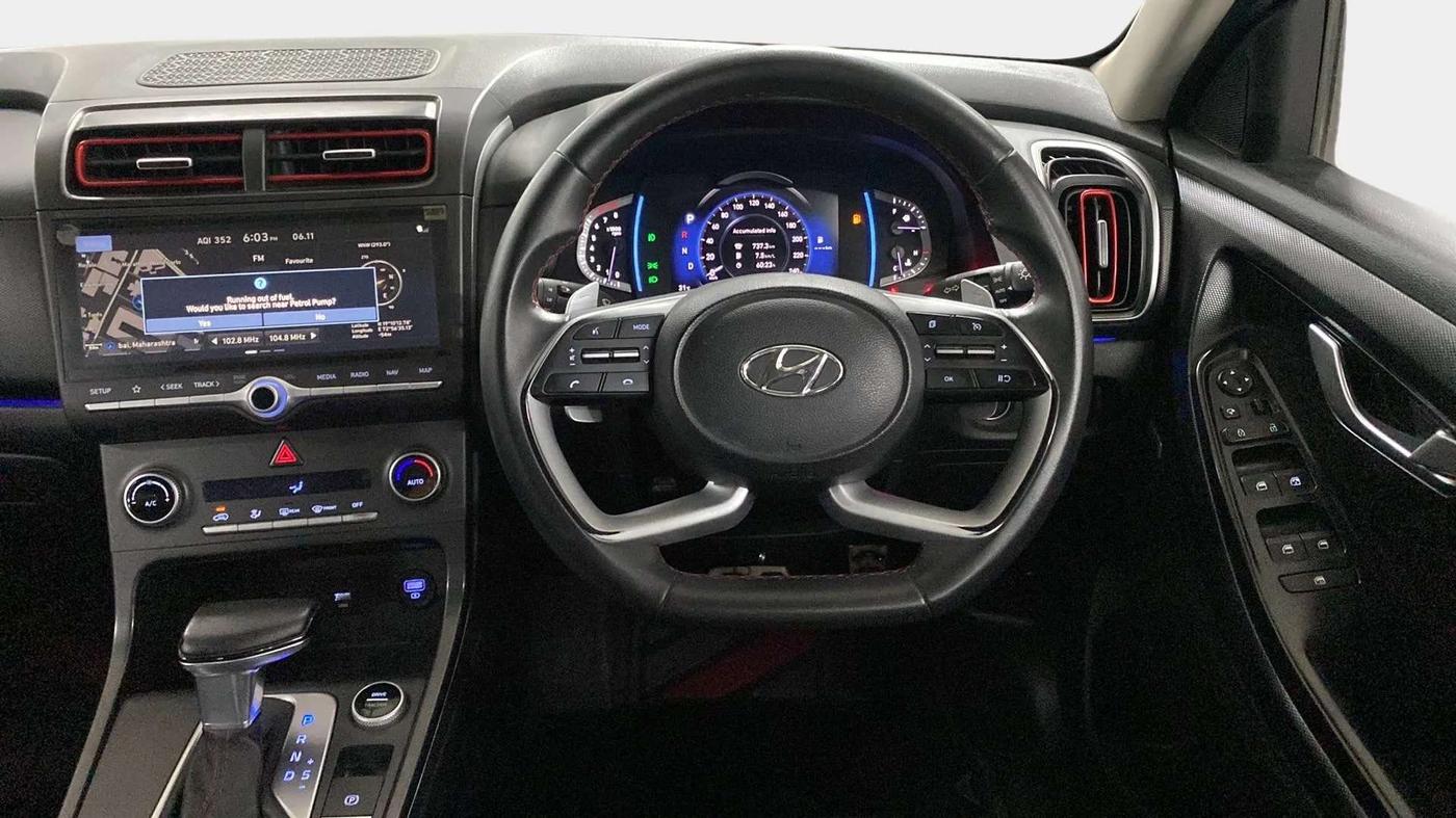 2020 Hyundai Creta SX (O) 1.4 TURBO DCT, Petrol, Automatic, 69,529 km, Steering Wheel Close Up