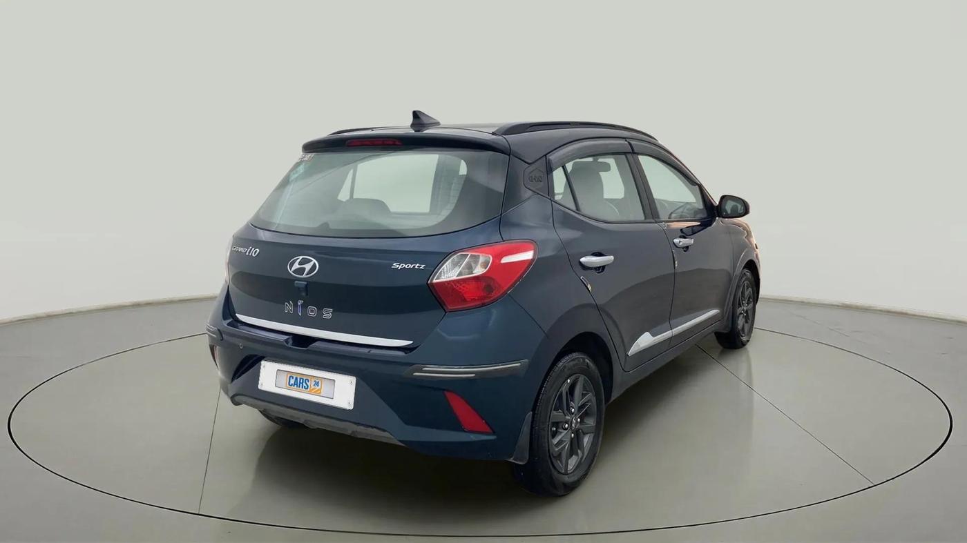 2020 Hyundai GRAND I10 NIOS SPORTZ 1.2 KAPPA VTVT CNG, CNG, Manual, 60,225 km, Right Back Diagonal