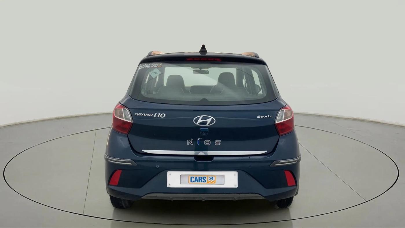 2020 Hyundai GRAND I10 NIOS SPORTZ 1.2 KAPPA VTVT CNG, CNG, Manual, 60,225 km, Back/Rear