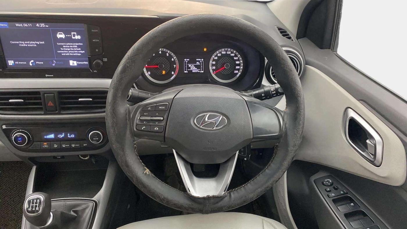 2020 Hyundai GRAND I10 NIOS SPORTZ 1.2 KAPPA VTVT CNG, CNG, Manual, 60,225 km, Steering Wheel Close Up
