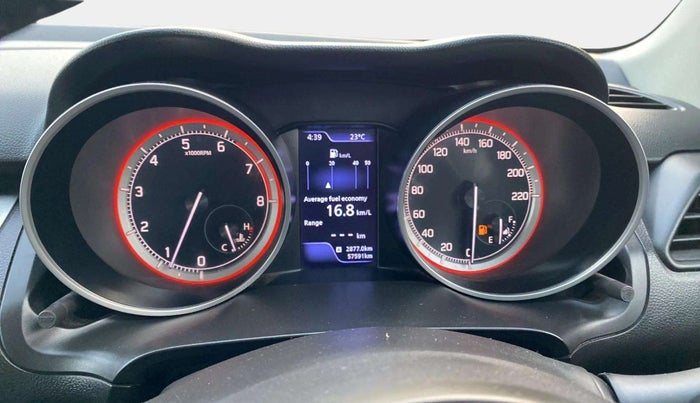 2021 Maruti Swift ZXI PLUS, Petrol, Manual, 57,604 km, Odometer Image