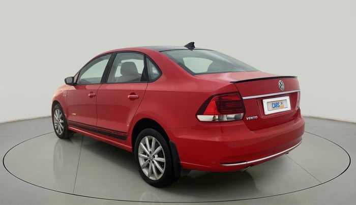 2018 Volkswagen Vento HIGHLINE PLUS 1.2 AT 16 ALLOY, Petrol, Automatic, 76,417 km, Left Back Diagonal