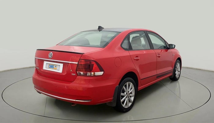 2018 Volkswagen Vento HIGHLINE PLUS 1.2 AT 16 ALLOY, Petrol, Automatic, 76,417 km, Right Back Diagonal