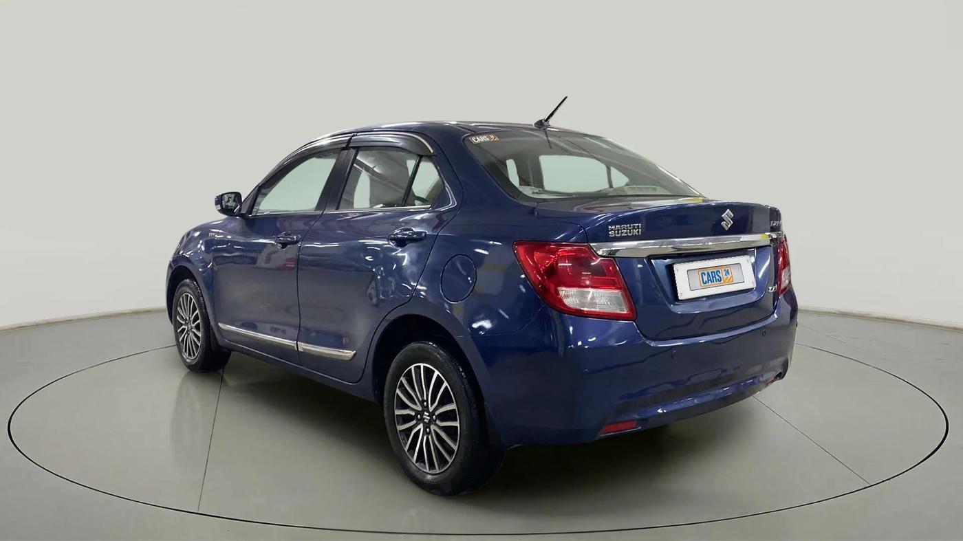 2017 Maruti Dzire ZXI PLUS AMT, Petrol, Automatic, 86,524 km, Left Back Diagonal
