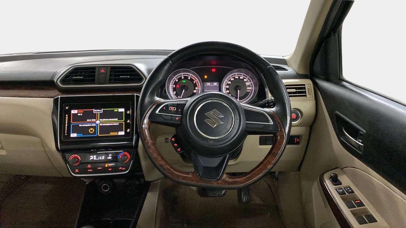 2017 Maruti Dzire ZXI PLUS AMT, Petrol, Automatic, 86,524 km, Steering Wheel Close Up