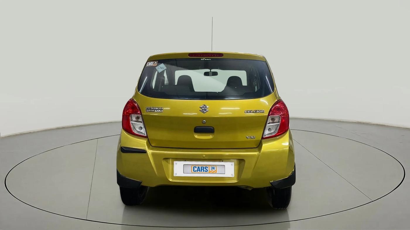 2015 Maruti Celerio VXI CNG, CNG, Manual, 81,329 km, Back/Rear