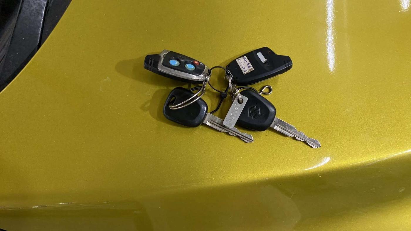 2015 Maruti Celerio VXI CNG, CNG, Manual, 81,329 km, Key Close Up