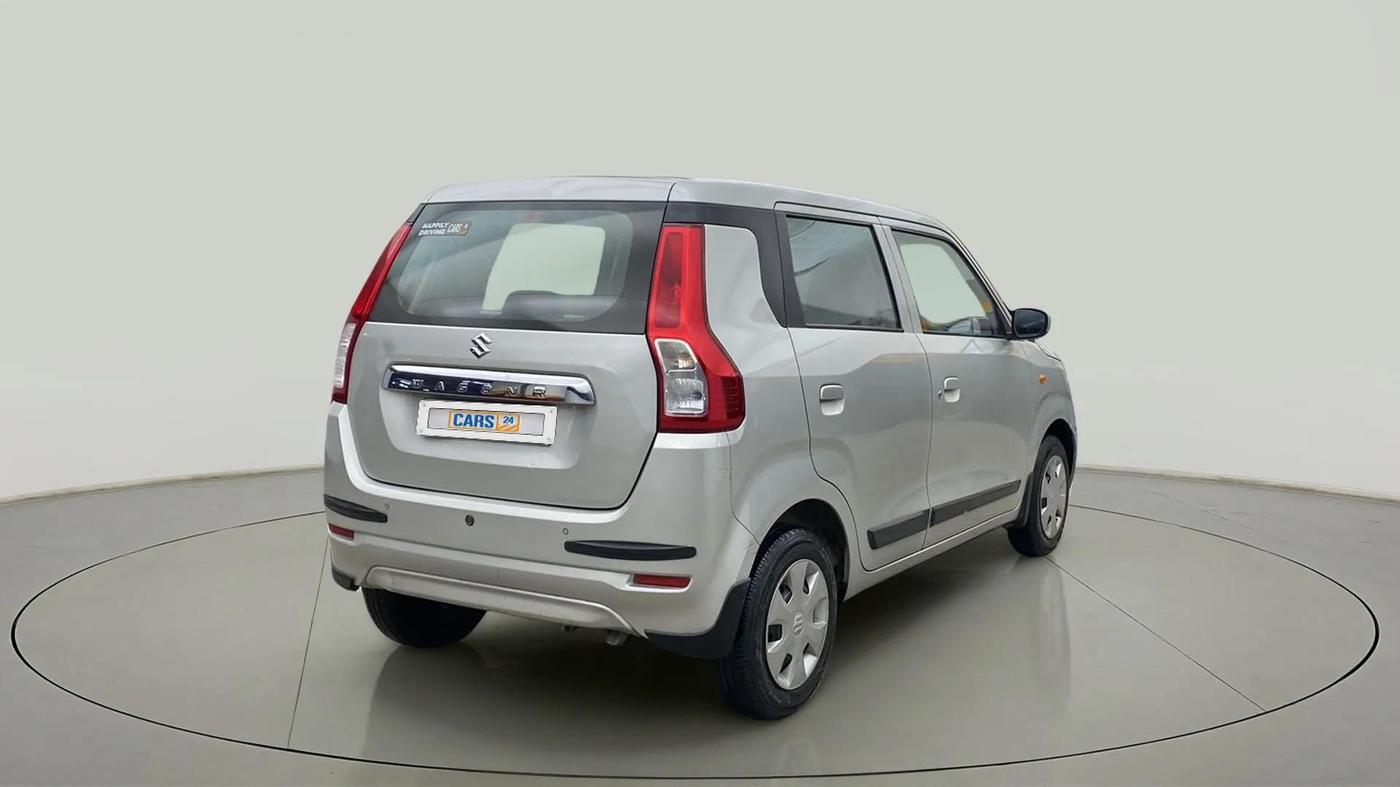 2019 Maruti New Wagon-R VXI 1.0, Petrol, Manual, 8,062 km, Right Back Diagonal