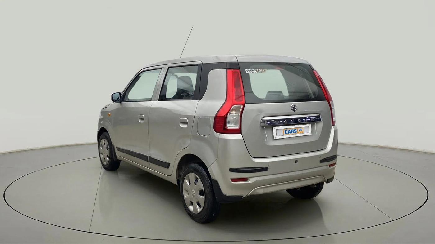 2019 Maruti New Wagon-R VXI 1.0, Petrol, Manual, 8,062 km, Left Back Diagonal