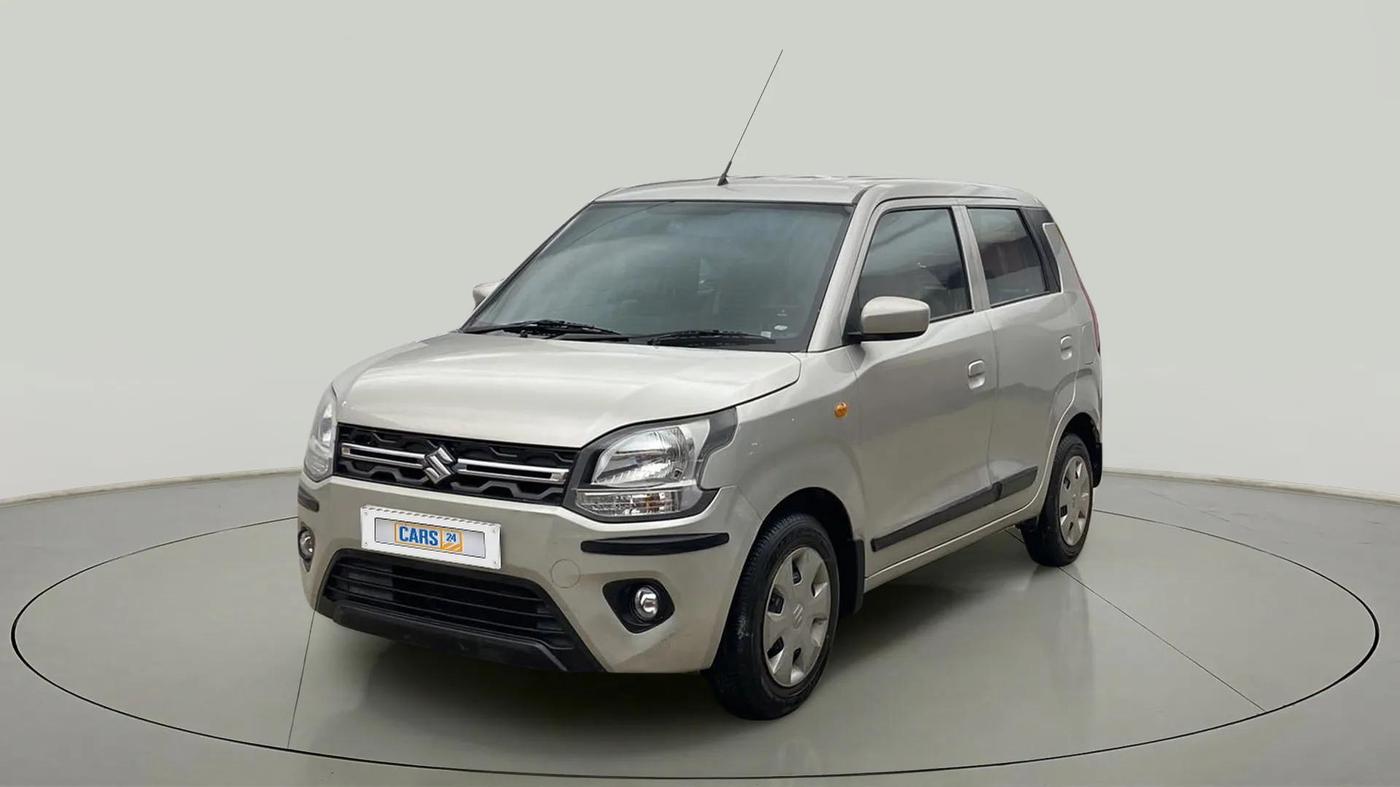 2019 Maruti New Wagon-R VXI 1.0, Petrol, Manual, 8,062 km, Left Front Diagonal