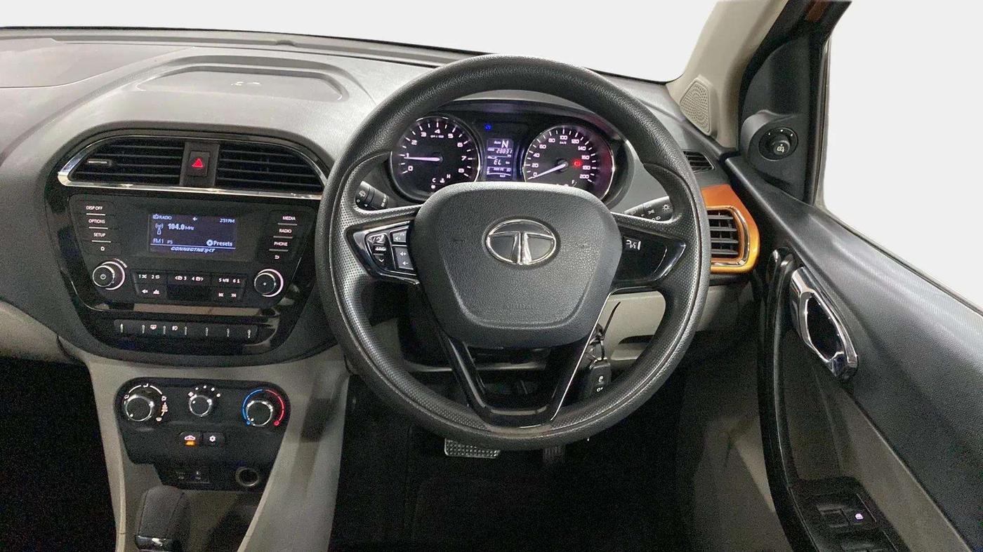 2018 Tata Tiago XZA PETROL, Petrol, Automatic, 29,241 km, Steering Wheel Close Up