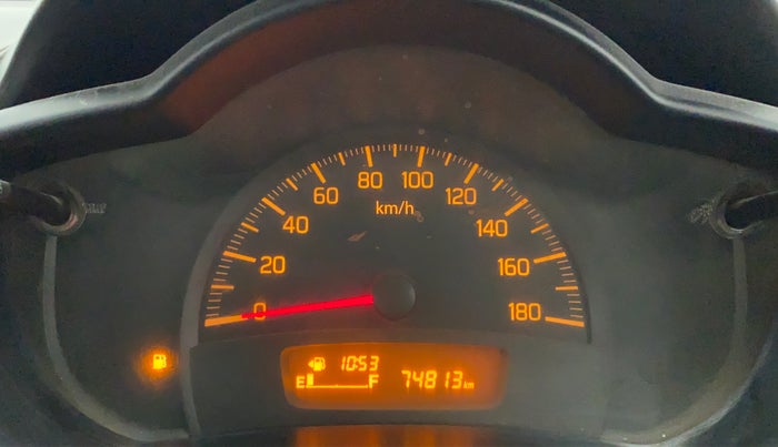 2014 Maruti Celerio VXI, Petrol, Manual, 75,009 km, Odometer Image