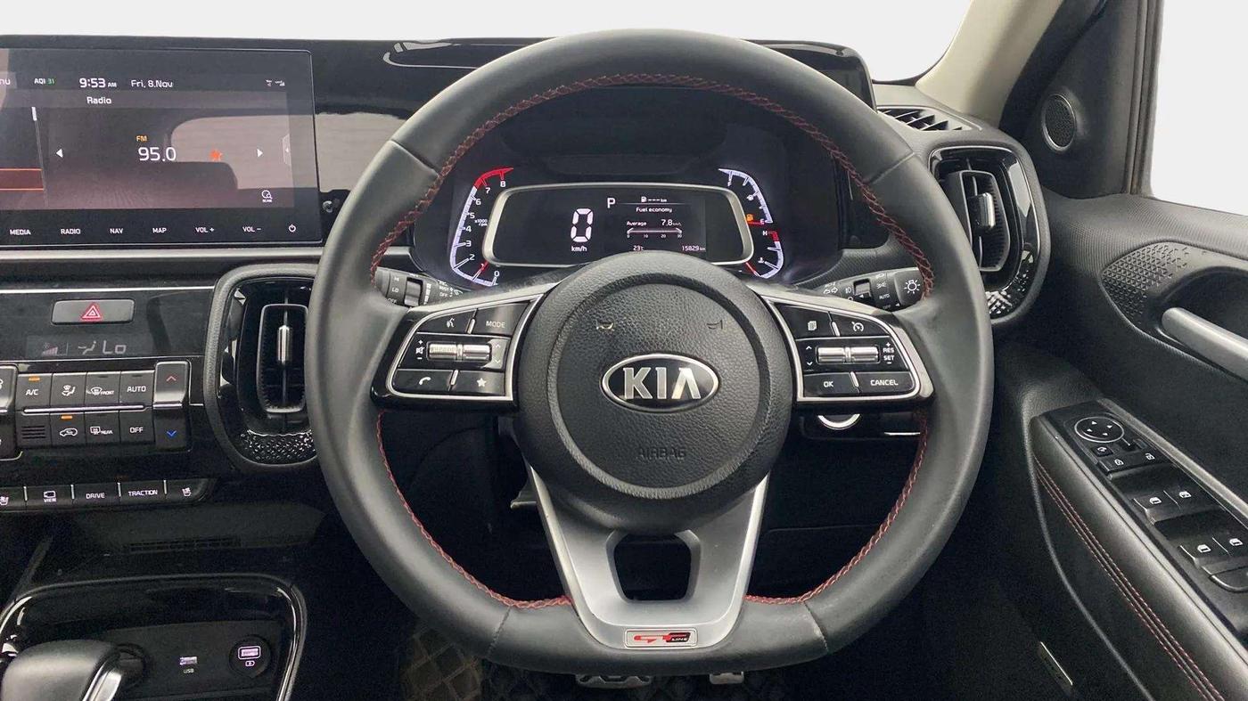2021 KIA SONET GTX PLUS 1.0 DCT, Petrol, Automatic, 15,828 km, Steering Wheel Close Up