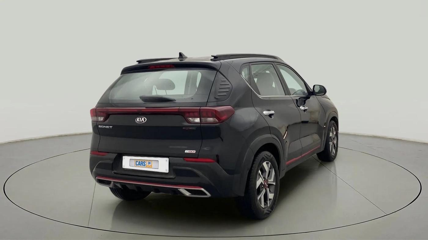 2021 KIA SONET GTX PLUS 1.0 DCT, Petrol, Automatic, 15,828 km, Right Back Diagonal