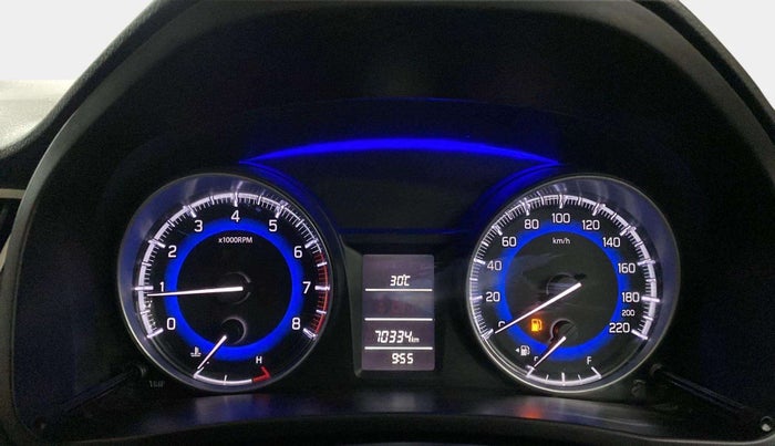 2017 Maruti Baleno DELTA PETROL 1.2, Petrol, Manual, 70,593 km, Odometer Image