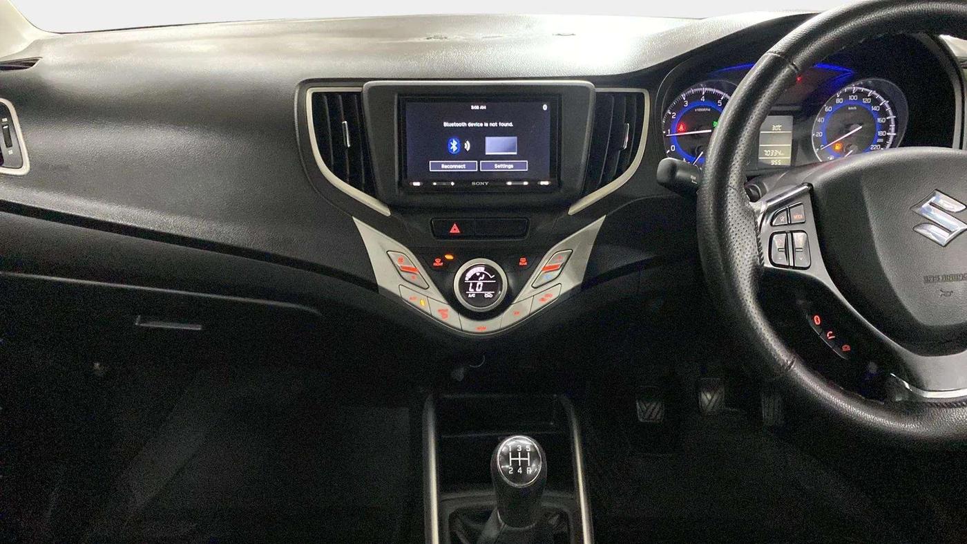 2017 Maruti Baleno DELTA PETROL 1.2, Petrol, Manual, 70,593 km, Air Conditioner