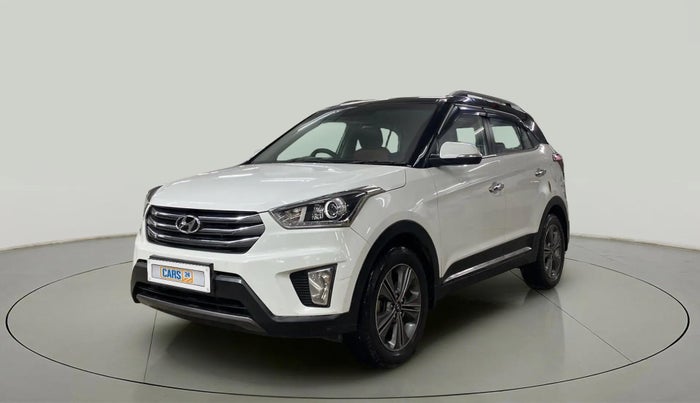2017 Hyundai Creta SX PLUS 1.6 PETROL DUAL TONE, CNG, Manual, 35,117 km, Left Front Diagonal