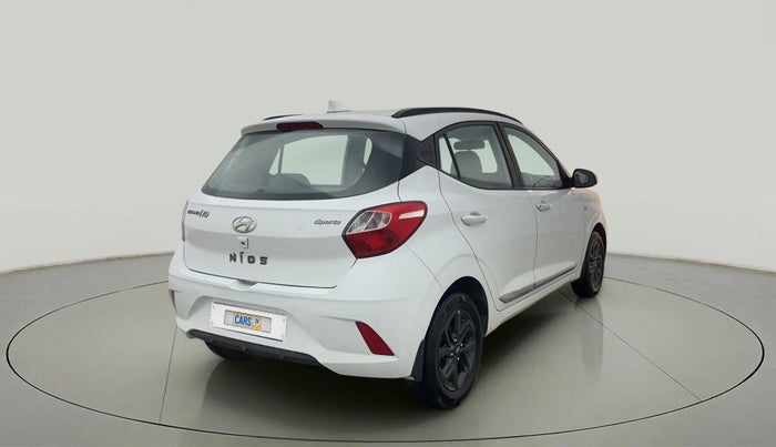 2019 Hyundai GRAND I10 NIOS SPORTZ AMT 1.2 KAPPA VTVT, Petrol, Automatic, 26,889 km, Right Back Diagonal