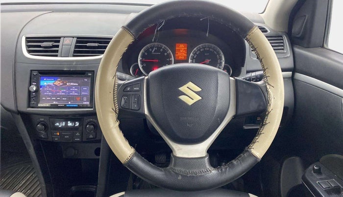 2014 Maruti Swift ZXI, Petrol, Manual, 68,302 km, Steering Wheel Close Up