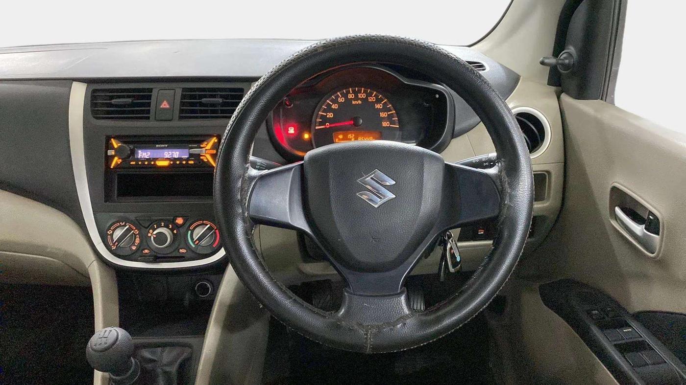 2015 Maruti Celerio VXI, Petrol, Manual, 85,427 km, Steering Wheel Close Up
