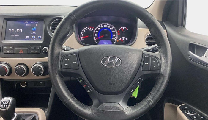 2019 Hyundai Grand i10 SPORTZ 1.2 KAPPA VTVT, Petrol, Manual, 35,727 km, Steering Wheel Close Up