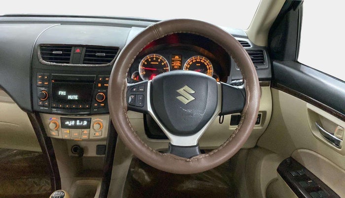 2014 Maruti Swift Dzire ZXI, Petrol, Manual, 37,126 km, Steering Wheel Close Up