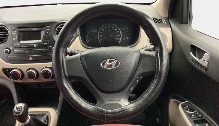 2013 Hyundai Grand i10 SPORTZ 1.2 KAPPA VTVT, Petrol, Manual, 84,841 km, Steering Wheel Close Up