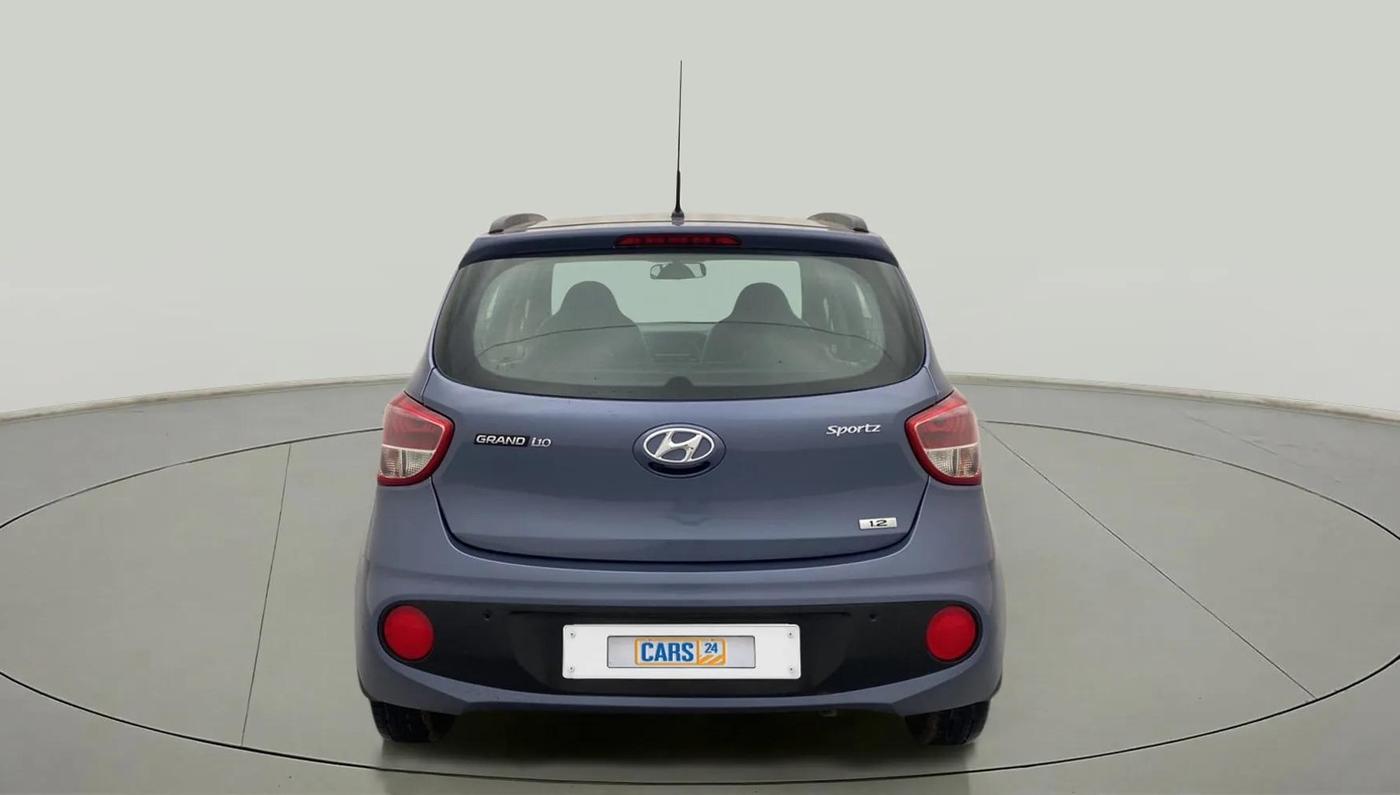 2017 Hyundai Grand i10 SPORTZ (O) 1.2 KAPPA VTVT, Petrol, Manual, 33,580 km, Back/Rear