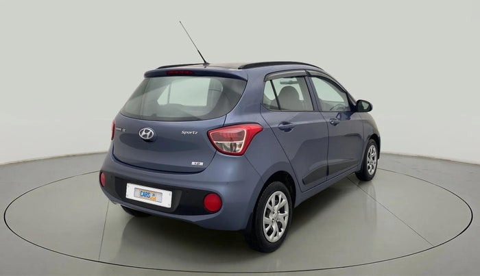 2017 Hyundai Grand i10 SPORTZ (O) 1.2 KAPPA VTVT, Petrol, Manual, 33,580 km, Right Back Diagonal