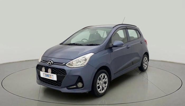 2017 Hyundai Grand i10 SPORTZ (O) 1.2 KAPPA VTVT, Petrol, Manual, 33,580 km, Left Front Diagonal