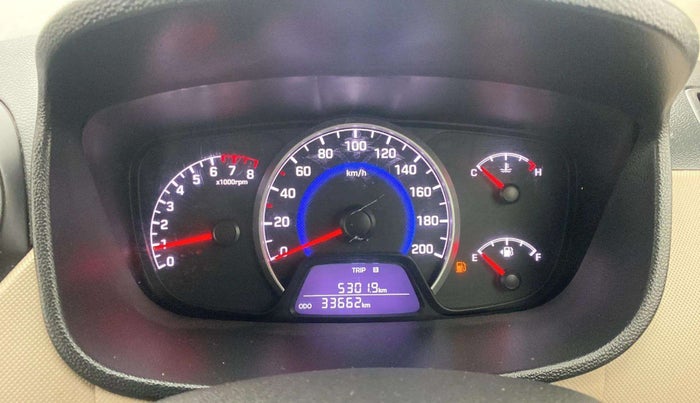 2017 Hyundai Grand i10 SPORTZ (O) 1.2 KAPPA VTVT, Petrol, Manual, 33,580 km, Odometer Image