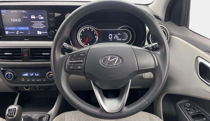 2021 Hyundai GRAND I10 NIOS ASTA 1.2 KAPPA VTVT, Petrol, Manual, 13,941 km, Steering Wheel Close Up